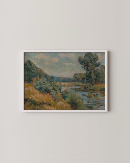 River Landscape Print- Wall Art -Paperhus- Printable wall art - Instant downloads - DIY home decor -Paperhus