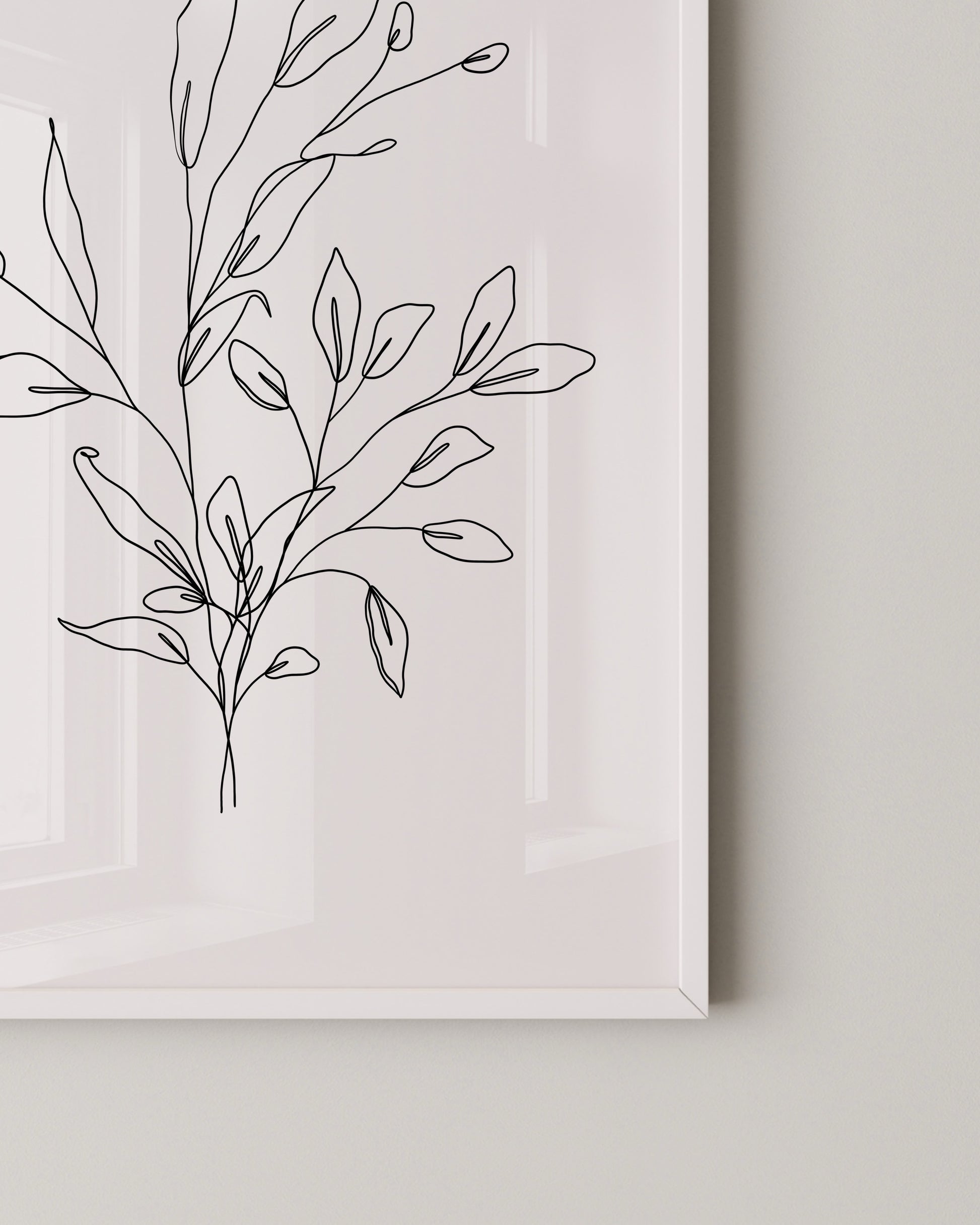 Botanical Line Print- Wall Art -Paperhus- Printable wall art - Instant downloads - DIY home decor -Paperhus