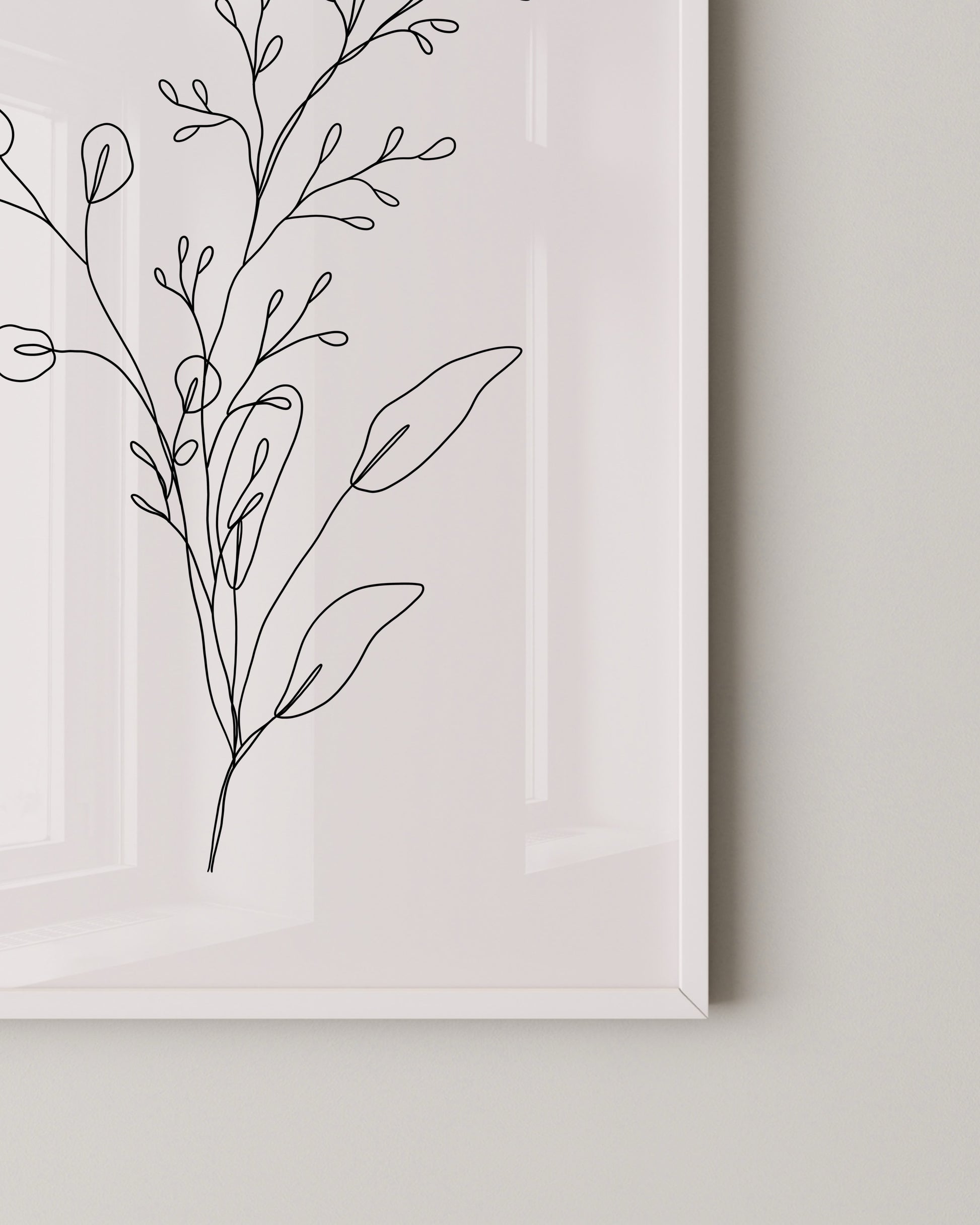 Botanical Line Print- Wall Art -Paperhus- Printable wall art - Instant downloads - DIY home decor -Paperhus