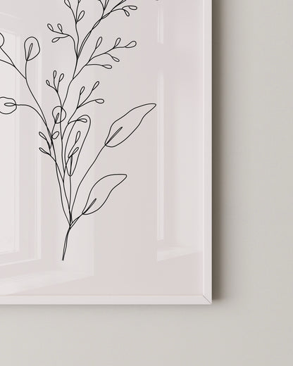 Botanical Line Print- Wall Art -Paperhus- Printable wall art - Instant downloads - DIY home decor -Paperhus