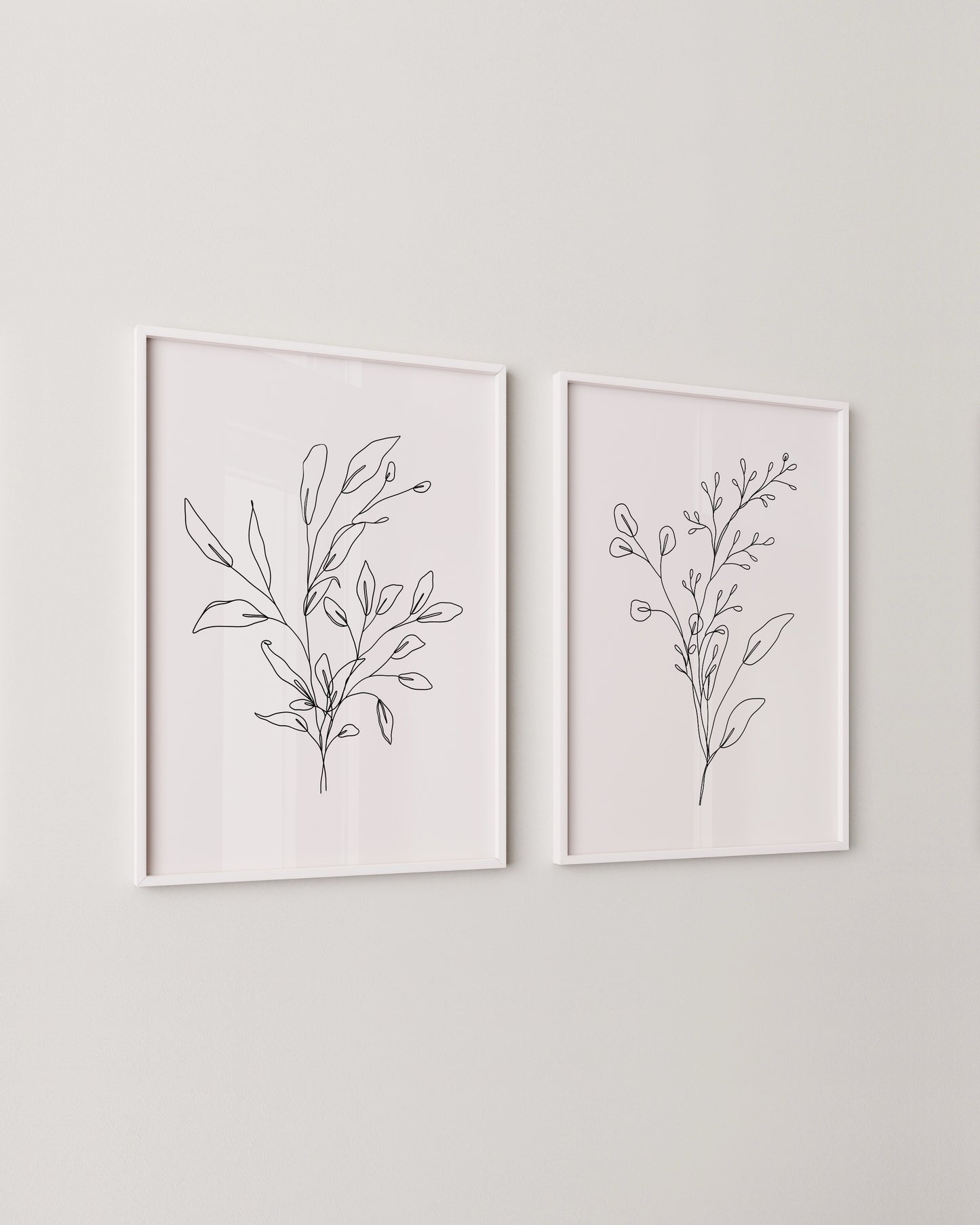Botanical Line Art Set- Wall Art -Paperhus- Printable wall art - Instant downloads - DIY home decor -Paperhus