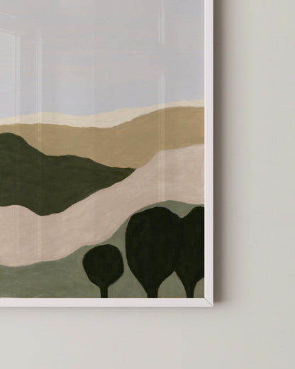 Earthy Landscape Print- Wall Art -Paperhus- Printable wall art - Instant downloads - DIY home decor -Paperhus