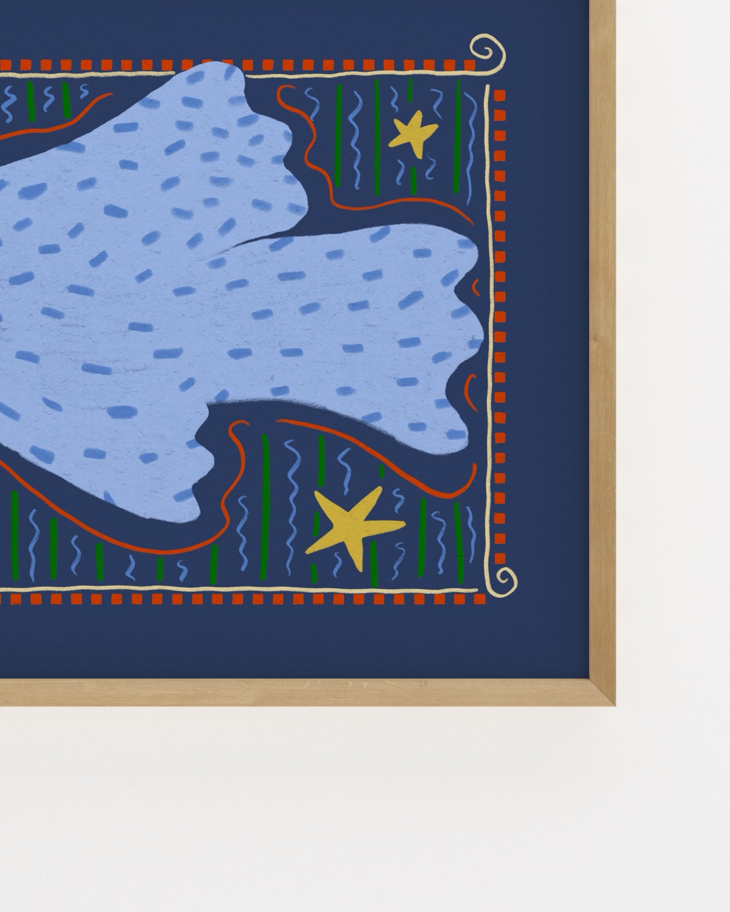 Bird Illustration. Abstract printable wall art by Paperhus