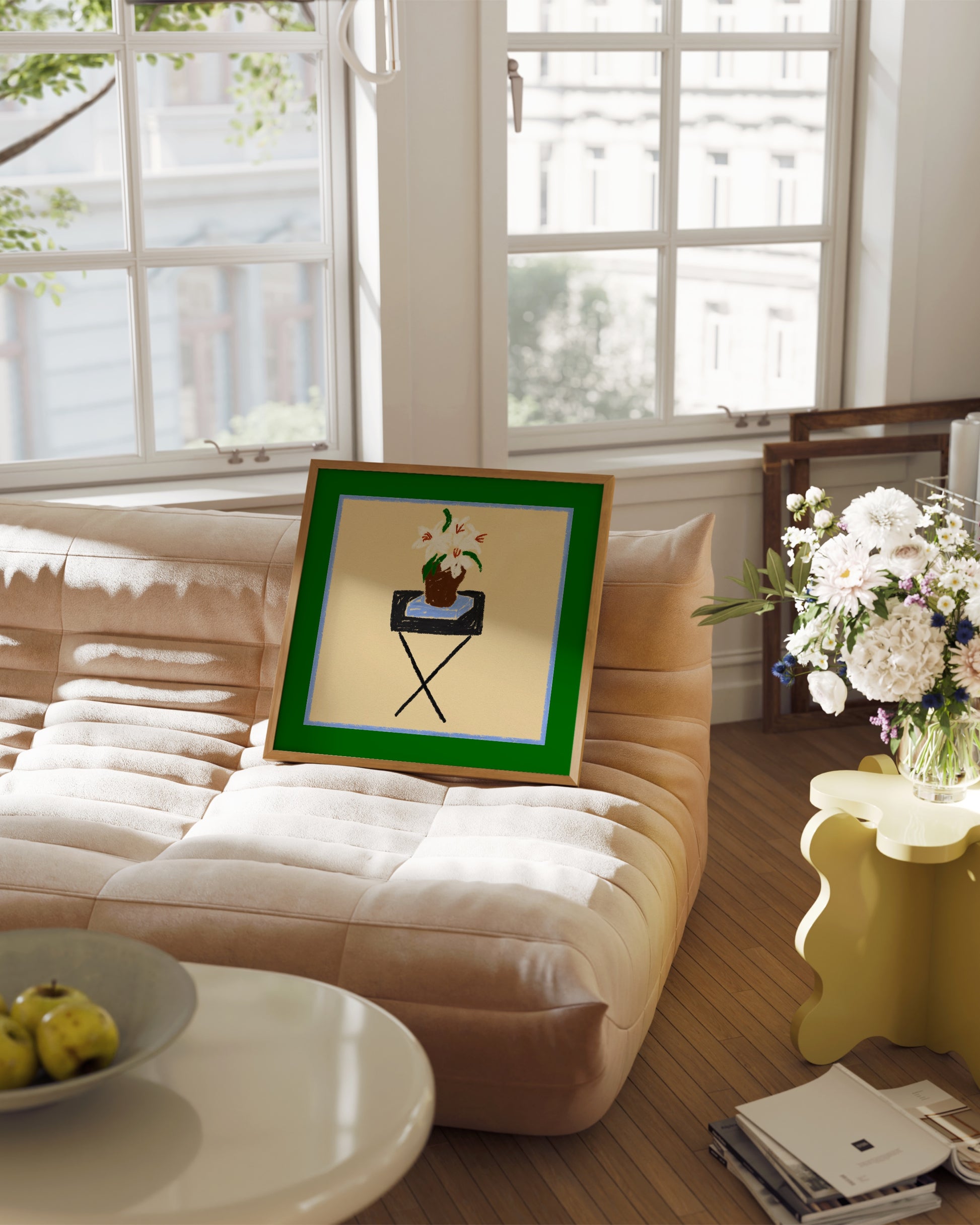 Square Edit. Botanical printable wall art by Paperhus