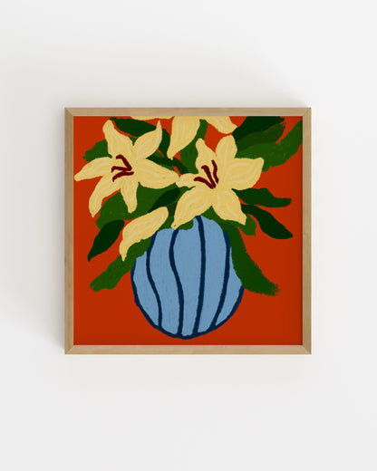 Square Edit. Botanical printable wall art by Paperhus