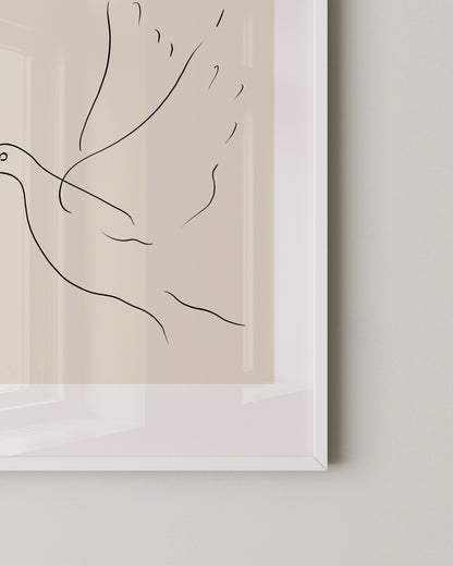 Dove of Peace Print- Wall Art -Paperhus- Printable wall art - Instant downloads - DIY home decor -Paperhus
