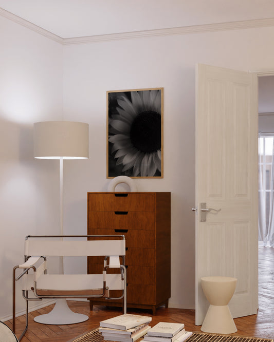 Moody Tones. Sunflower printable wall art by Paperhus