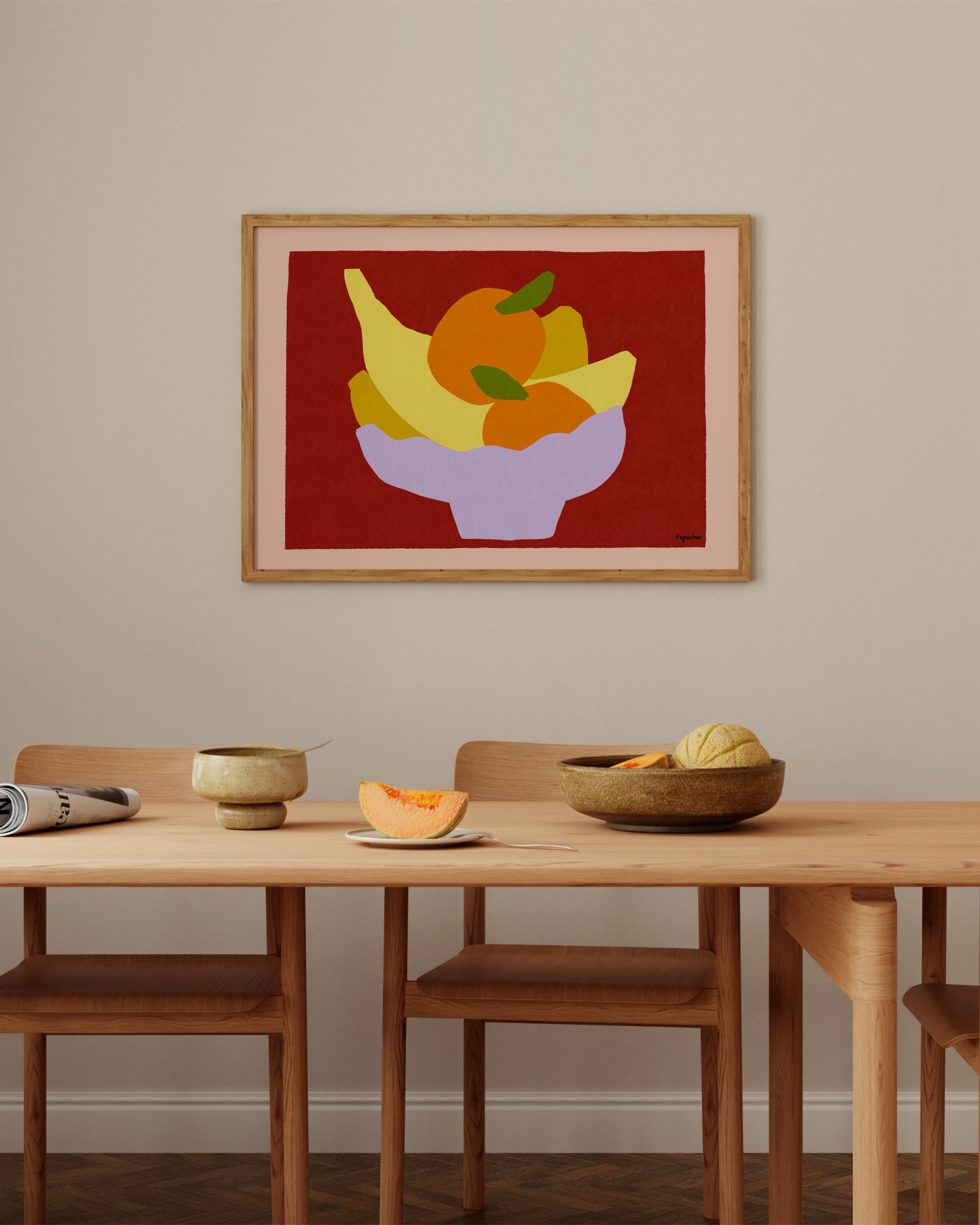 Fruit Bowl Print- Wall Art -Paperhus- Printable wall art - Instant downloads - DIY home decor -Paperhus