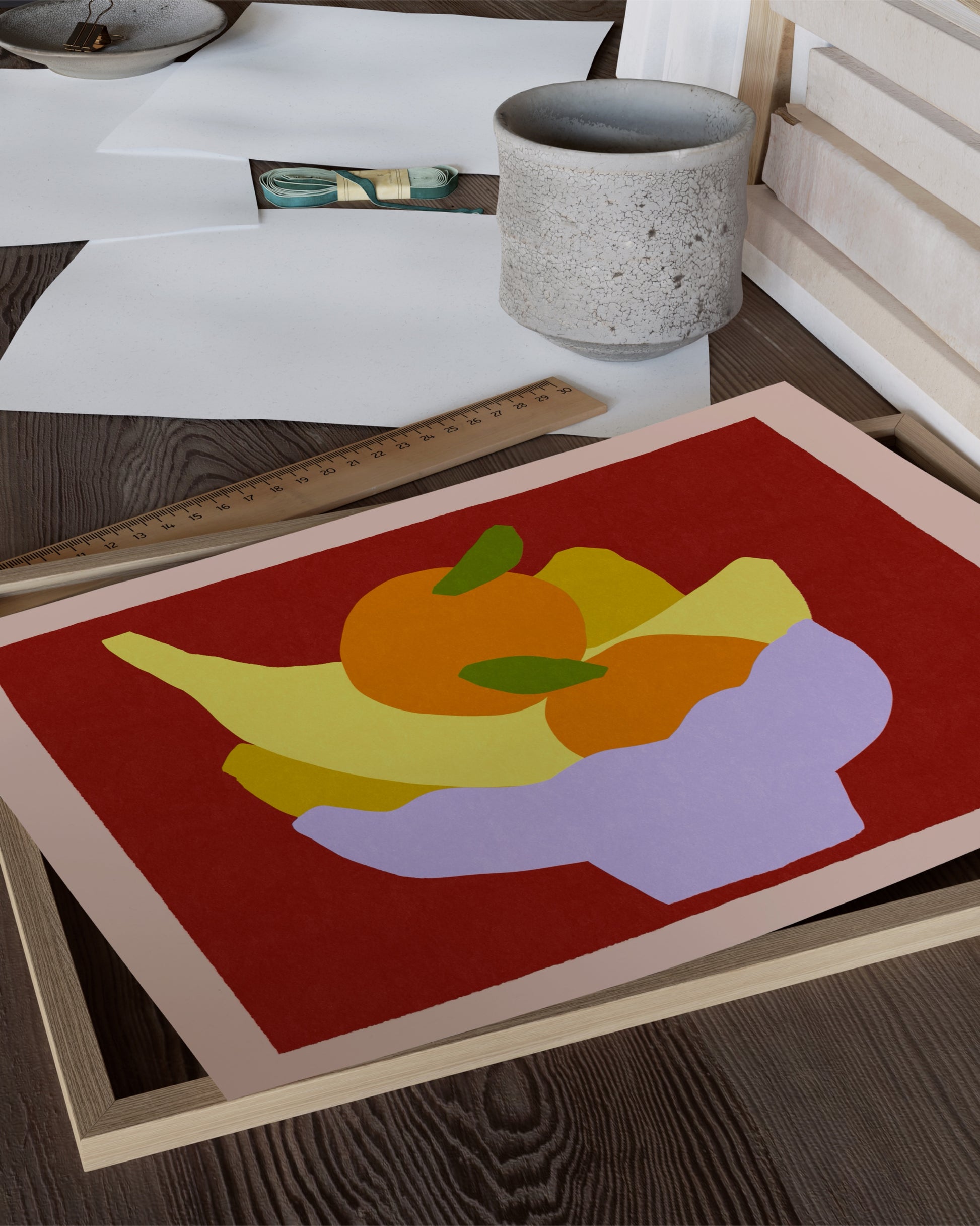 Fruit Bowl Print- Wall Art -Paperhus- Printable wall art - Instant downloads - DIY home decor -Paperhus