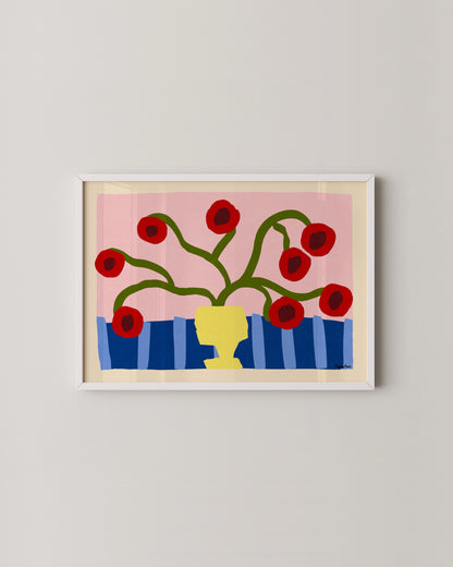 Playful Blooms Print- Wall Art -Paperhus- Printable wall art - Instant downloads - DIY home decor -Paperhus