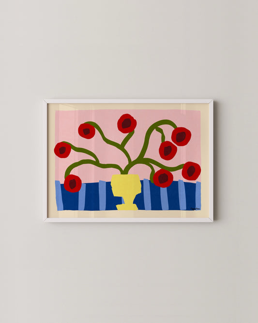 Playful Blooms Print- Wall Art -Paperhus- Printable wall art - Instant downloads - DIY home decor -Paperhus
