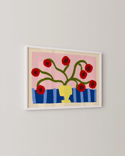 Playful Blooms Print- Wall Art -Paperhus- Printable wall art - Instant downloads - DIY home decor -Paperhus
