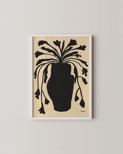 Shadow Bloom Print- Wall Art -Paperhus- Printable wall art - Instant downloads - DIY home decor -Paperhus