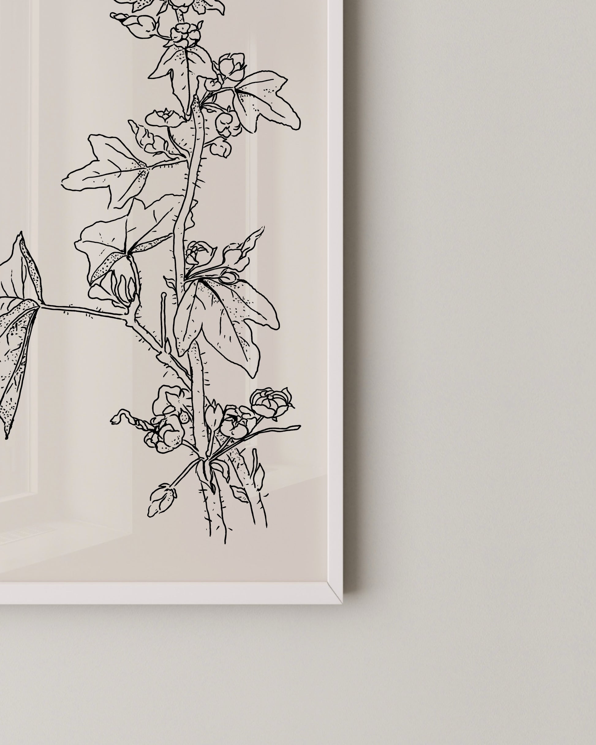Wild Mallow Print- Wall Art -Paperhus- Printable wall art - Instant downloads - DIY home decor -Paperhus