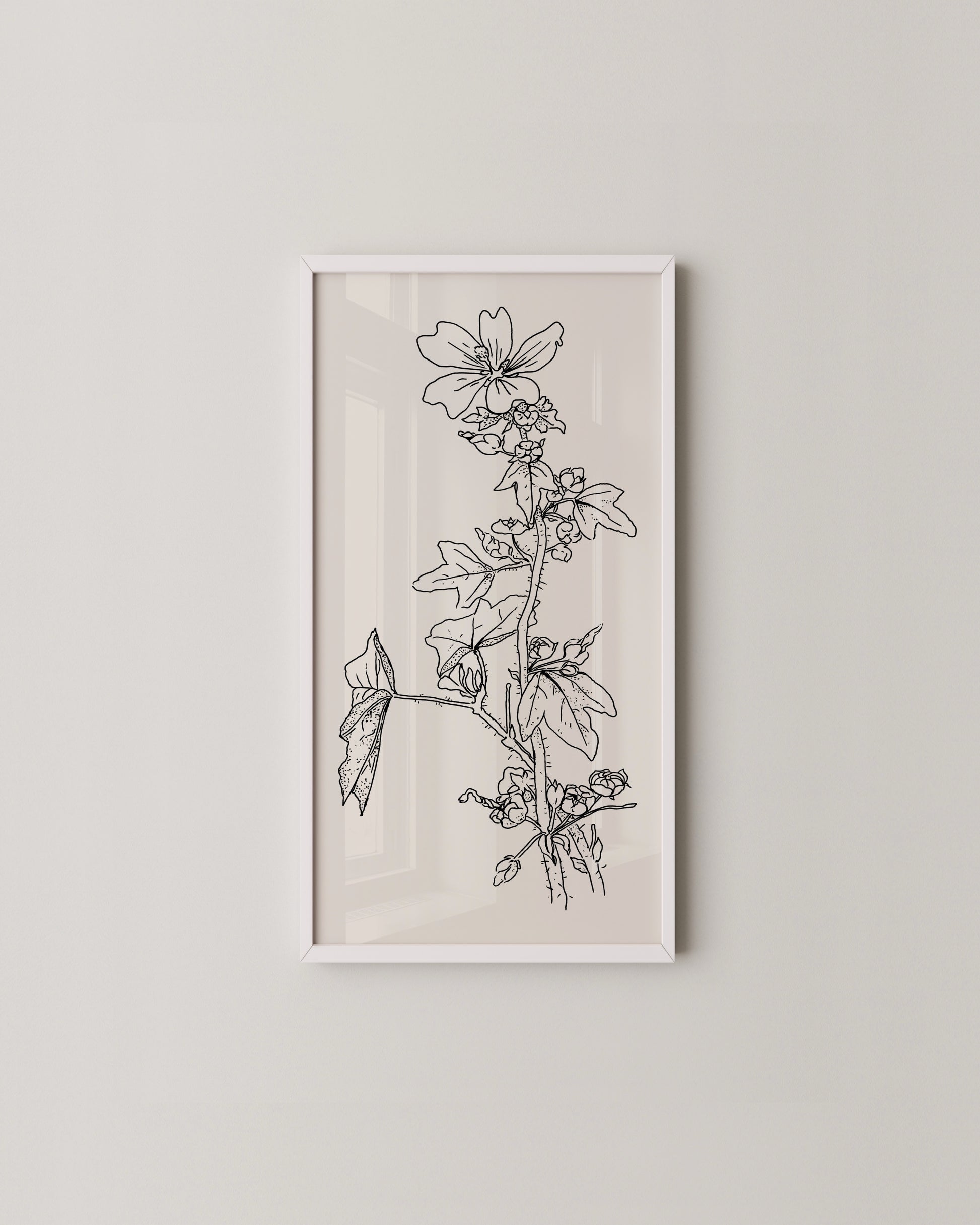 Wild Mallow Print- Wall Art -Paperhus- Printable wall art - Instant downloads - DIY home decor -Paperhus