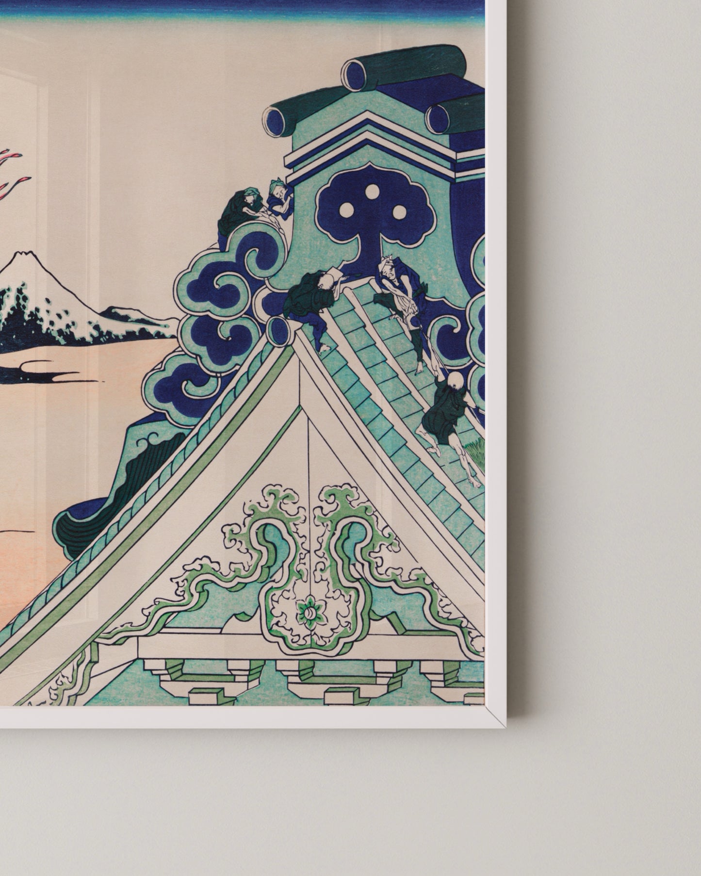 Temple Roof Print- Wall Art -Paperhus- Printable wall art - Instant downloads - DIY home decor -Paperhus