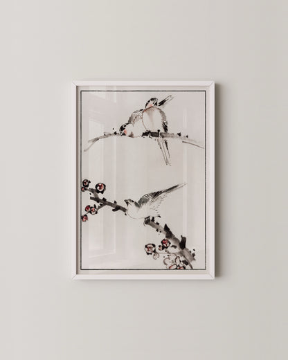 Japanese Bird Set- Wall Art -Paperhus- Printable wall art - Instant downloads - DIY home decor -Paperhus