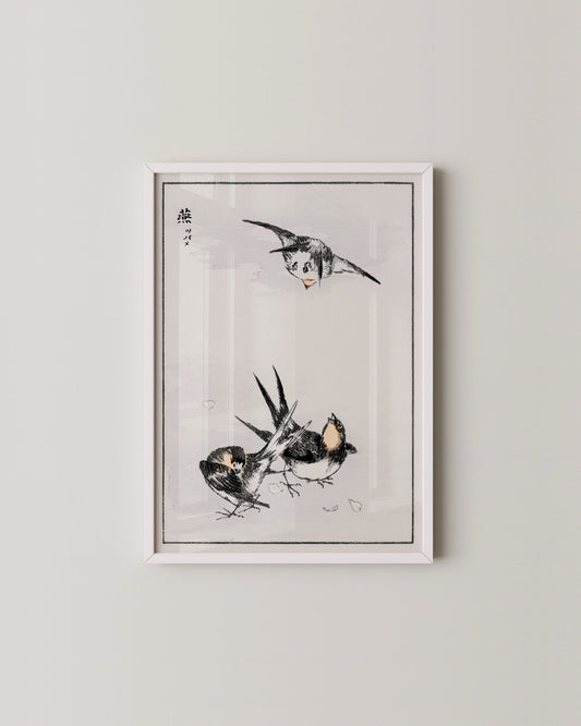 Swallows Print- Wall Art -Paperhus- Printable wall art - Instant downloads - DIY home decor -Paperhus
