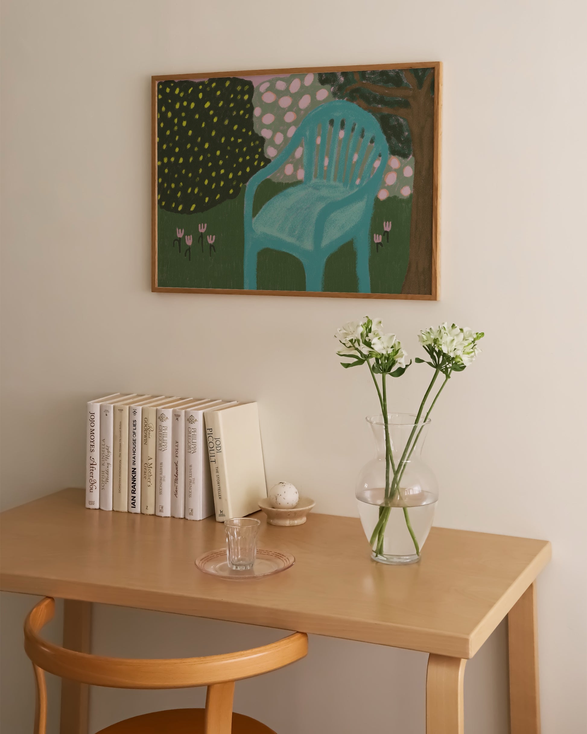 Still Life. Garden Chair printable wall art by Paperhus