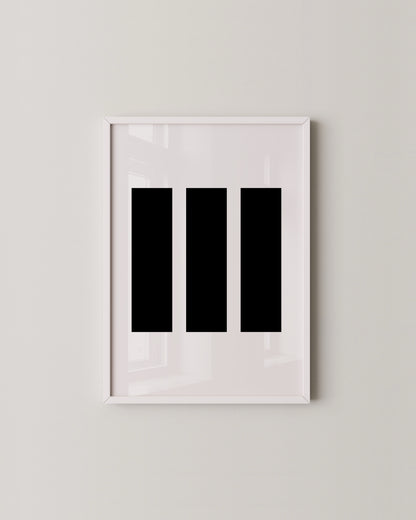 Black Stripes Print- Wall Art -Paperhus- Printable wall art - Instant downloads - DIY home decor -Paperhus