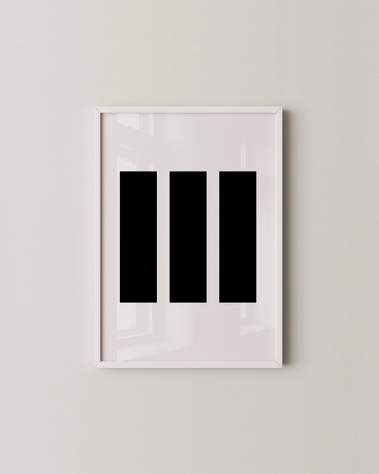 Black Stripes Print- Wall Art -Paperhus- Printable wall art - Instant downloads - DIY home decor -Paperhus