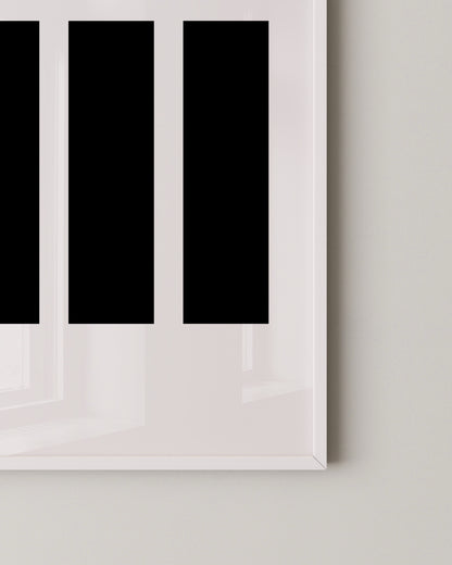 Black Stripes Print- Wall Art -Paperhus- Printable wall art - Instant downloads - DIY home decor -Paperhus