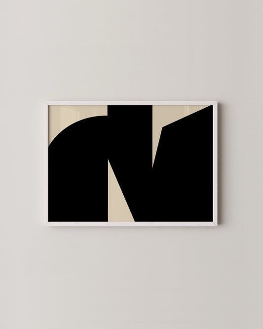 Black & Beige Print- Wall Art -Paperhus- Printable wall art - Instant downloads - DIY home decor -Paperhus