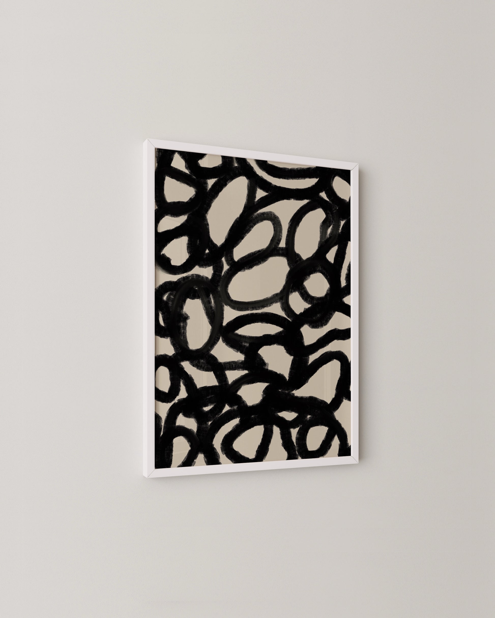 Black Scribble Print- Wall Art -Paperhus- Printable wall art - Instant downloads - DIY home decor -Paperhus