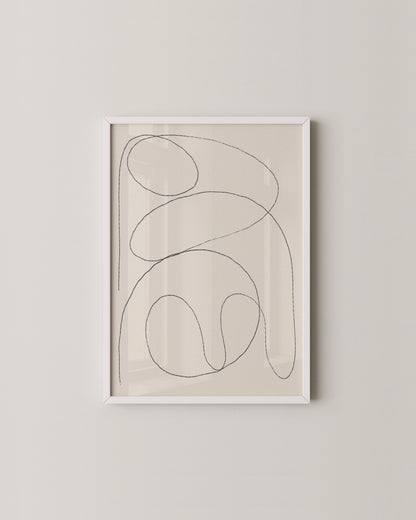 Continuous Line Print- Wall Art -Paperhus- Printable wall art - Instant downloads - DIY home decor -Paperhus