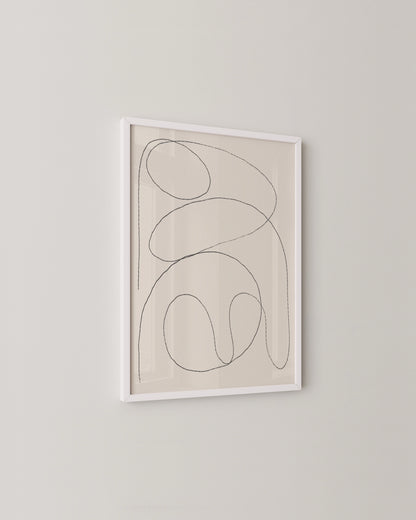 Continuous Line Print- Wall Art -Paperhus- Printable wall art - Instant downloads - DIY home decor -Paperhus