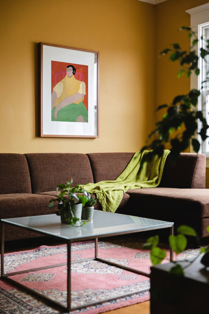 Seated Woman Print