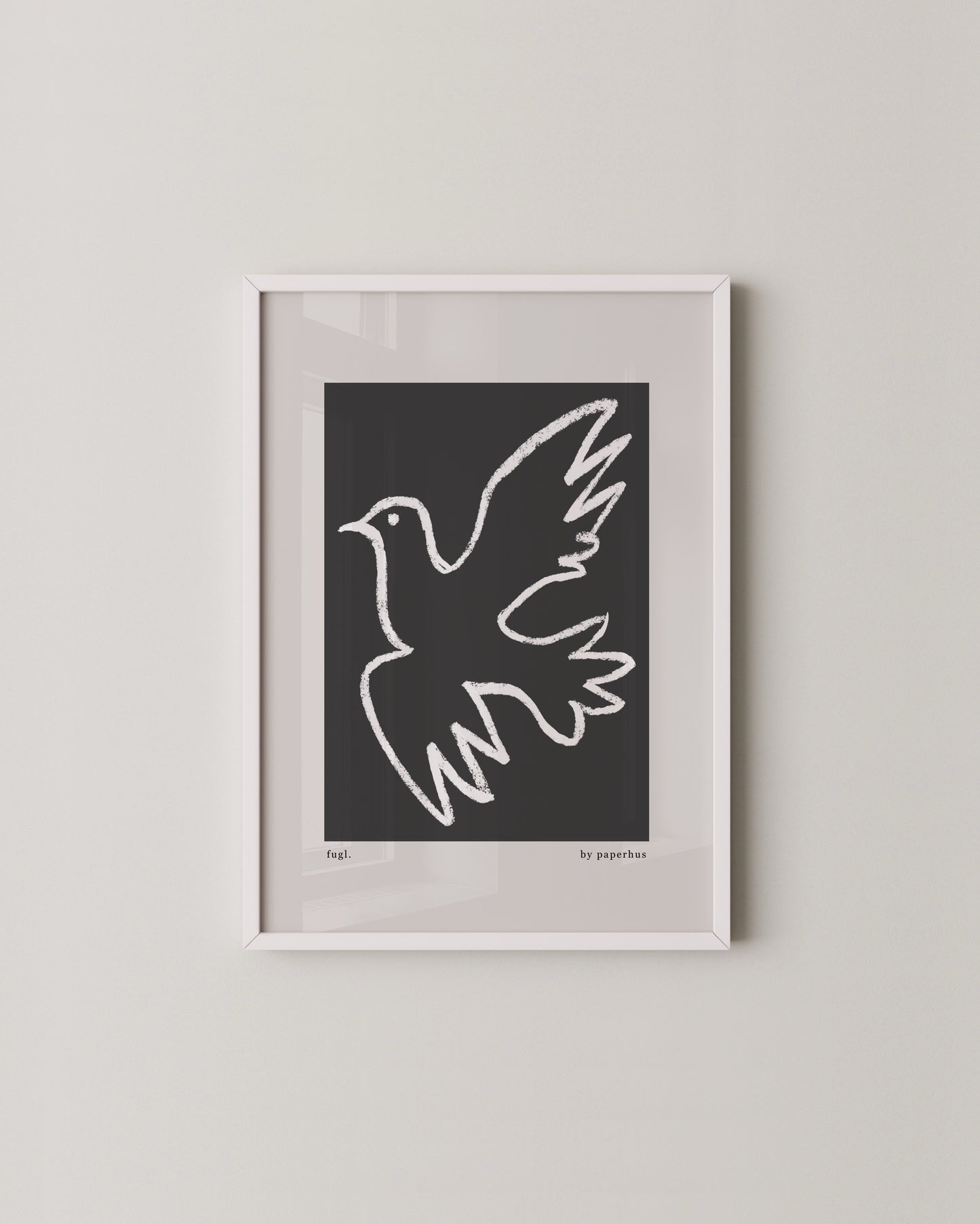 Fugl Print- Wall Art -Paperhus- Printable wall art - Instant downloads - DIY home decor -Paperhus