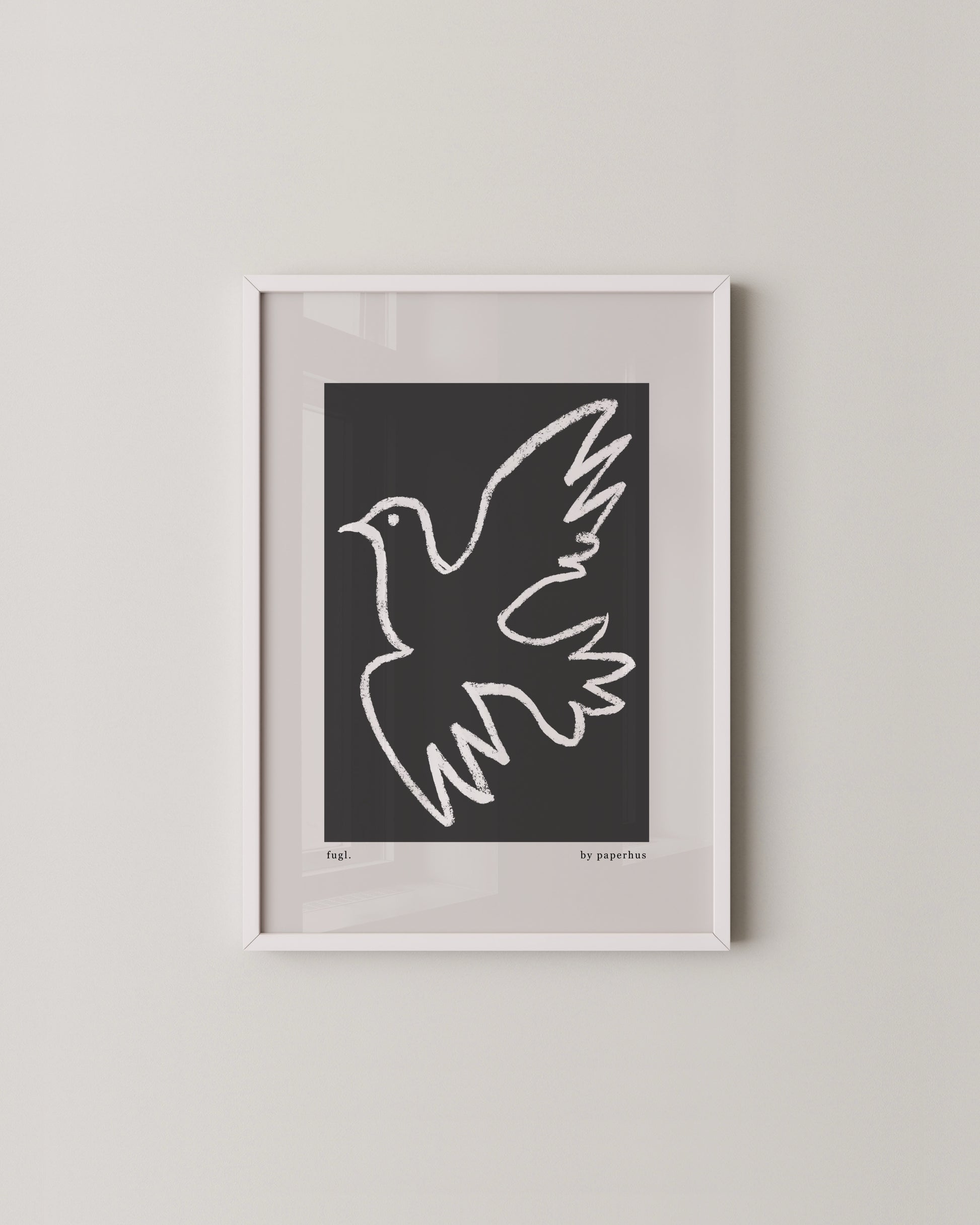 Fugl Print- Wall Art -Paperhus- Printable wall art - Instant downloads - DIY home decor -Paperhus