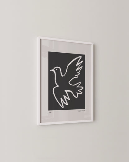 Fugl Print- Wall Art -Paperhus- Printable wall art - Instant downloads - DIY home decor -Paperhus