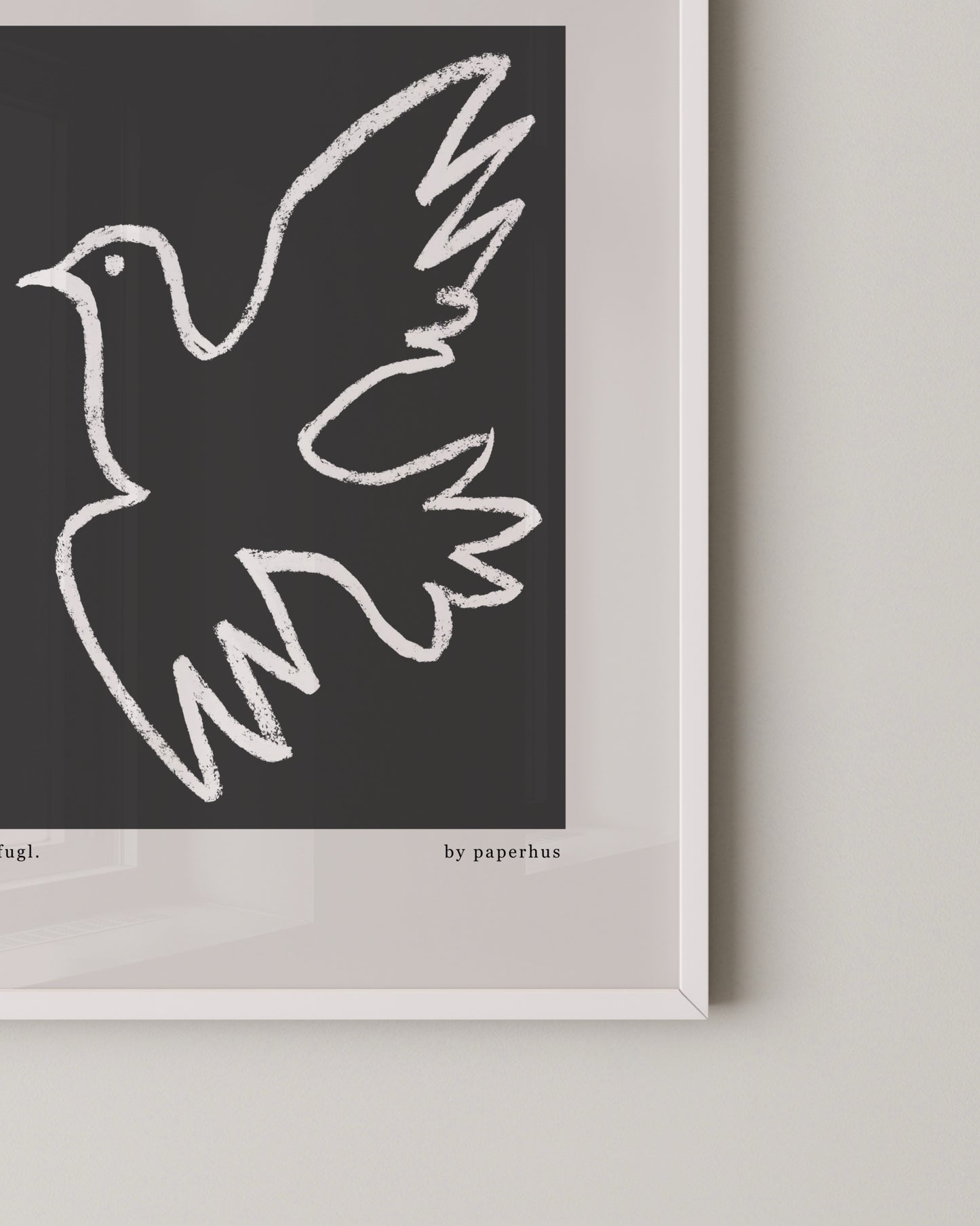 Fugl Print- Wall Art -Paperhus- Printable wall art - Instant downloads - DIY home decor -Paperhus