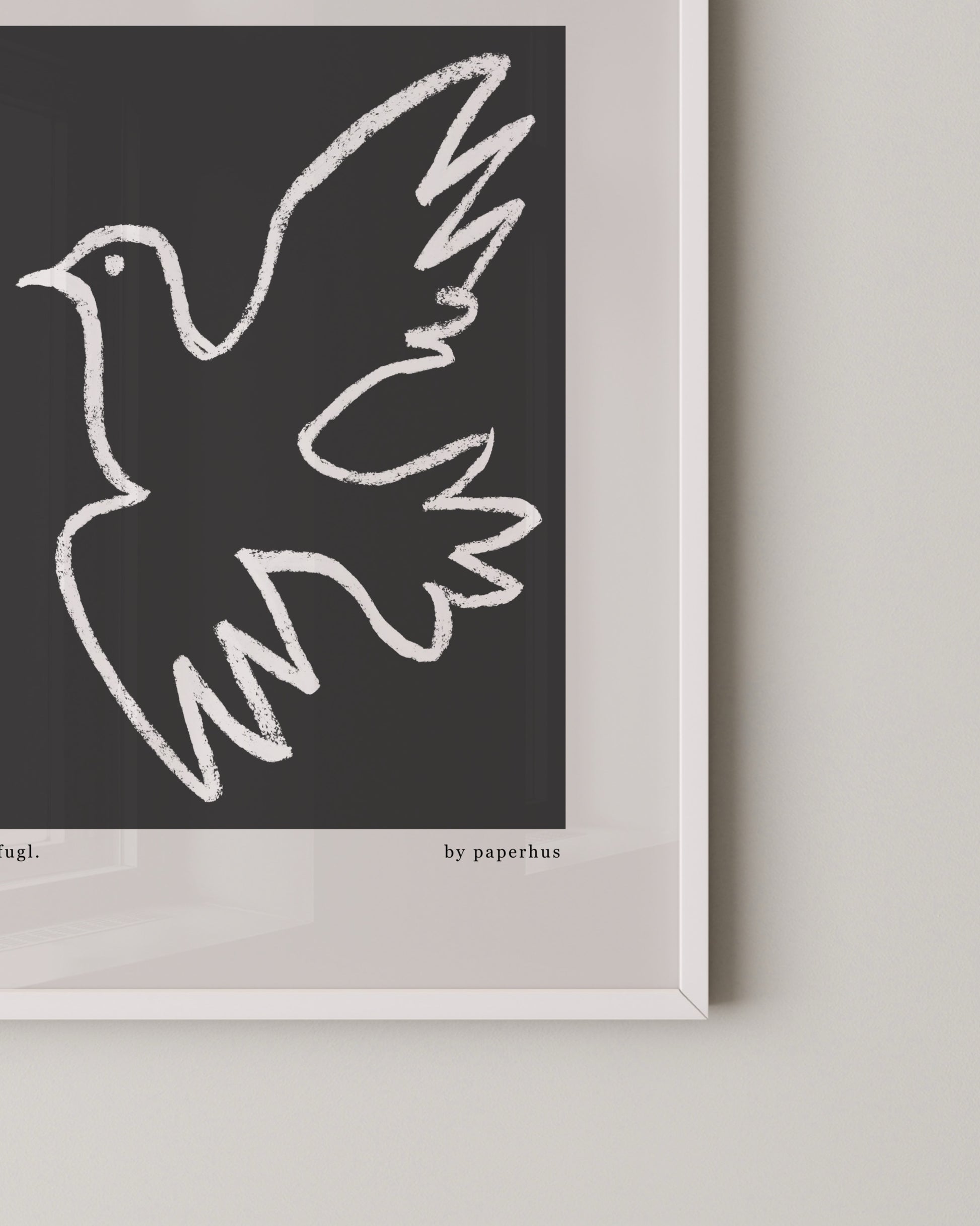 Fugl Print- Wall Art -Paperhus- Printable wall art - Instant downloads - DIY home decor -Paperhus