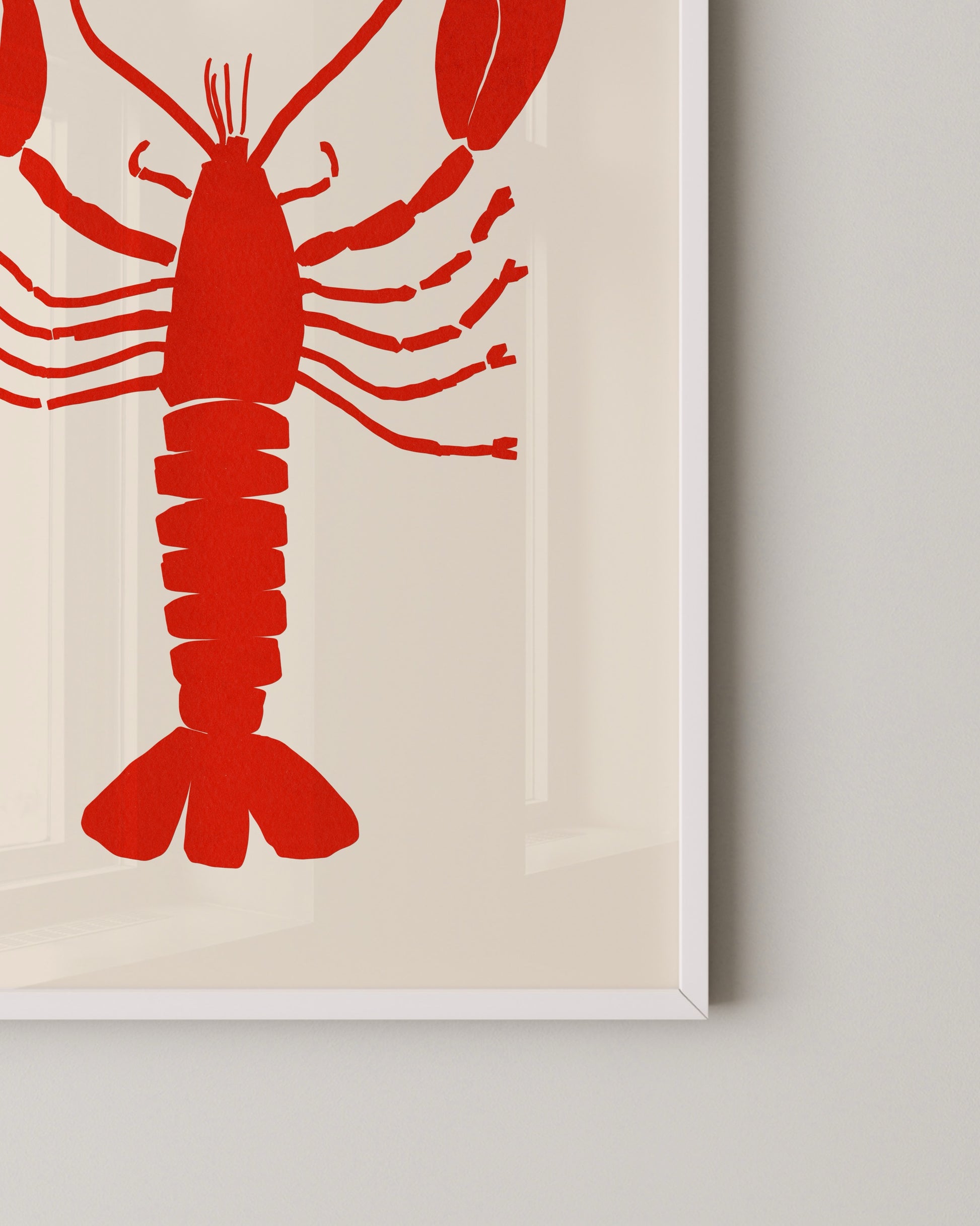 Red Lobster Print- Wall Art -Paperhus- Printable wall art - Instant downloads - DIY home decor -Paperhus