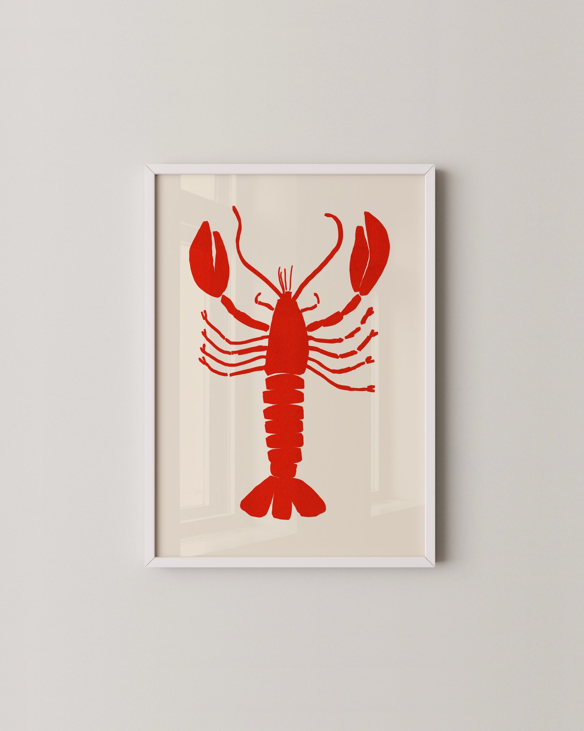 Red Lobster Print- Wall Art -Paperhus- Printable wall art - Instant downloads - DIY home decor -Paperhus
