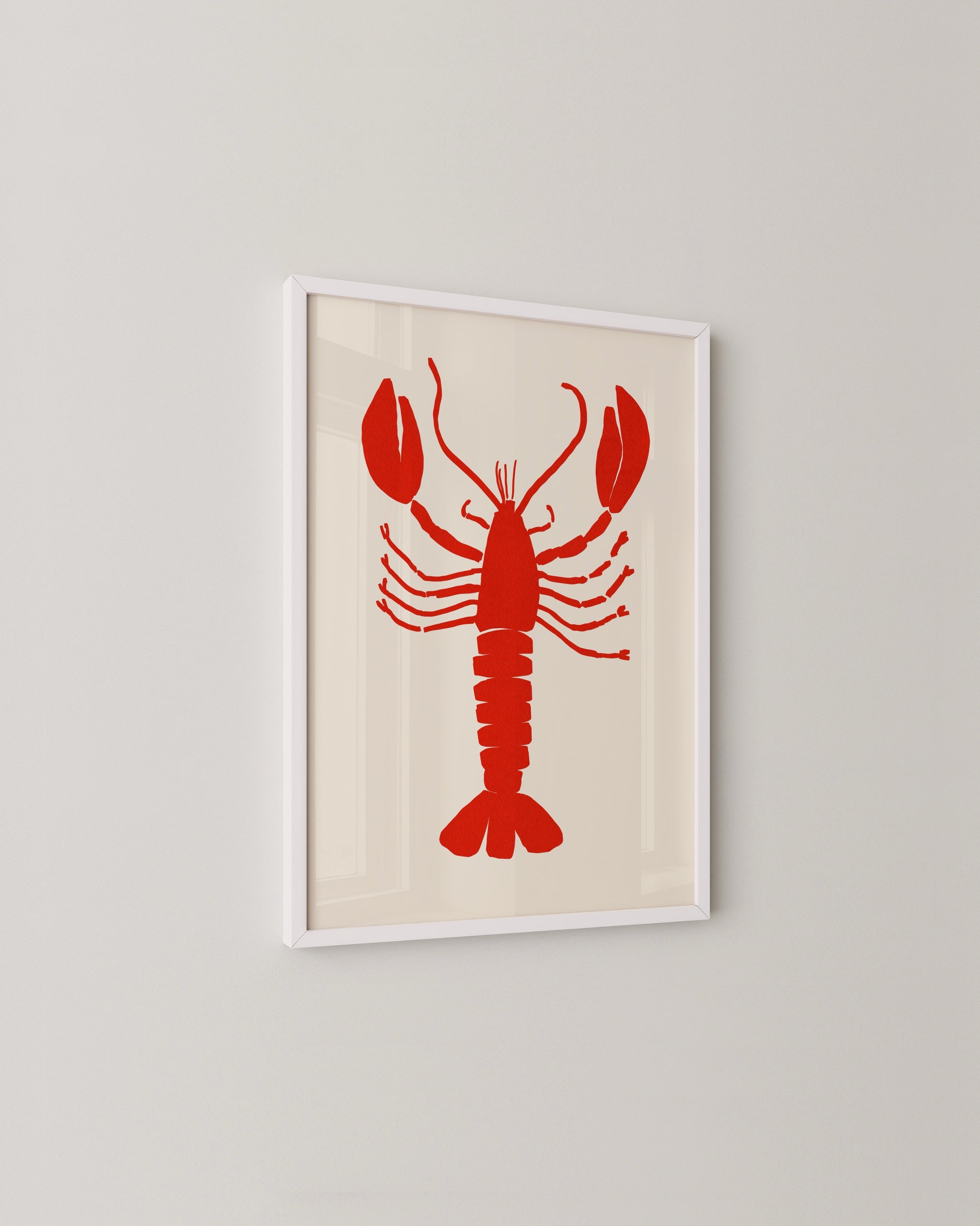 Red Lobster Print- Wall Art -Paperhus- Printable wall art - Instant downloads - DIY home decor -Paperhus