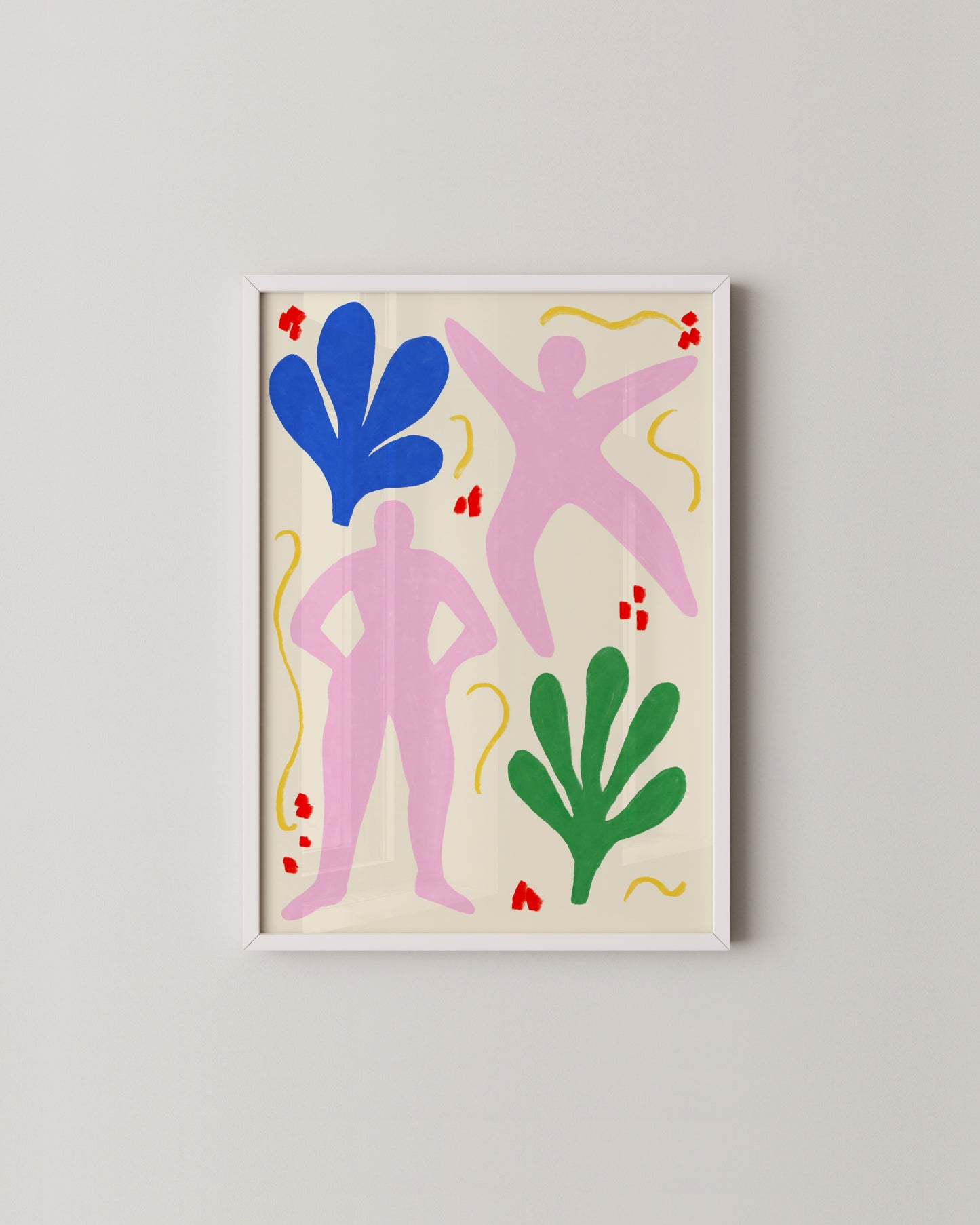 Pink Figures Print- Wall Art -Paperhus- Printable wall art - Instant downloads - DIY home decor -Paperhus