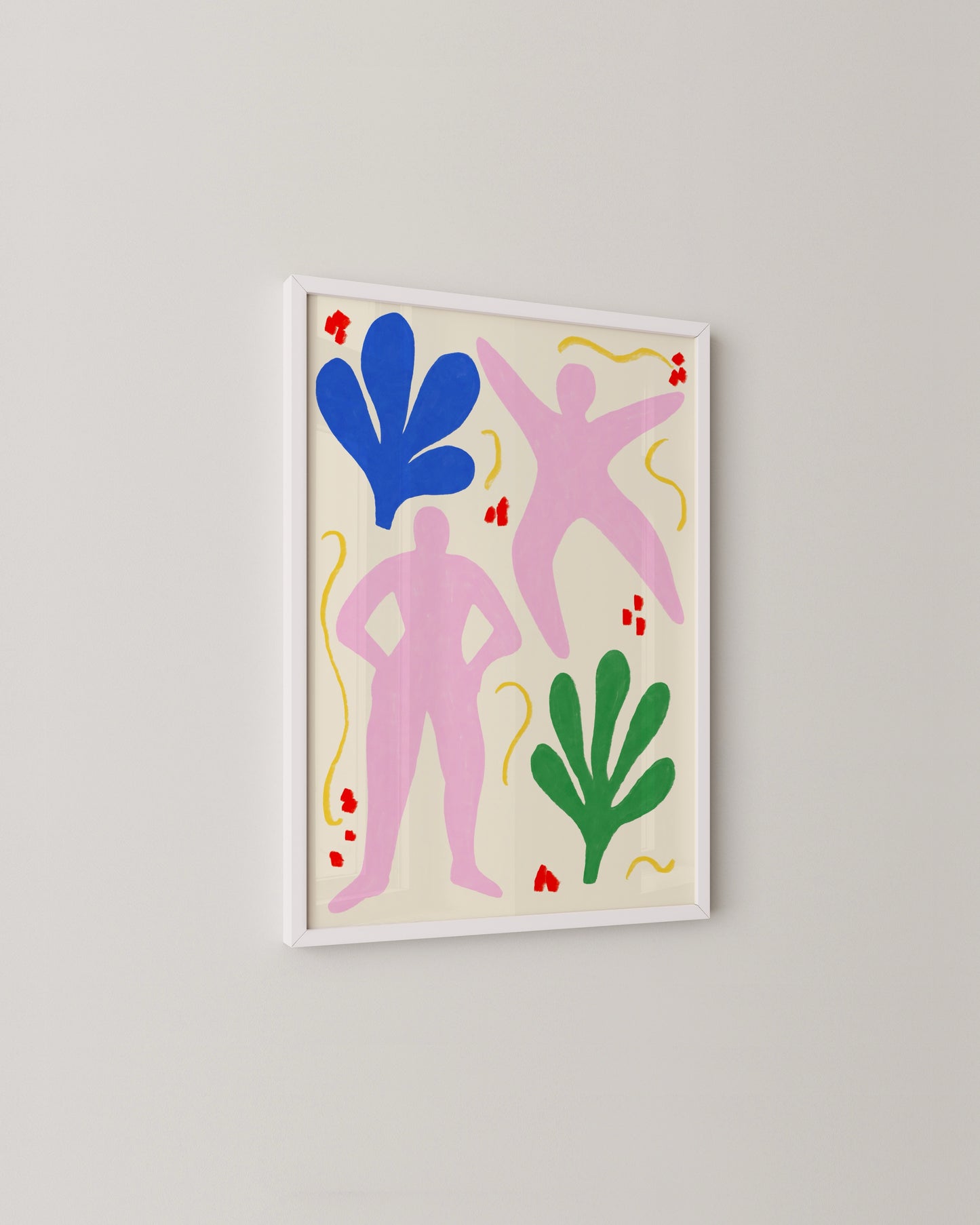 Pink Figures Print- Wall Art -Paperhus- Printable wall art - Instant downloads - DIY home decor -Paperhus