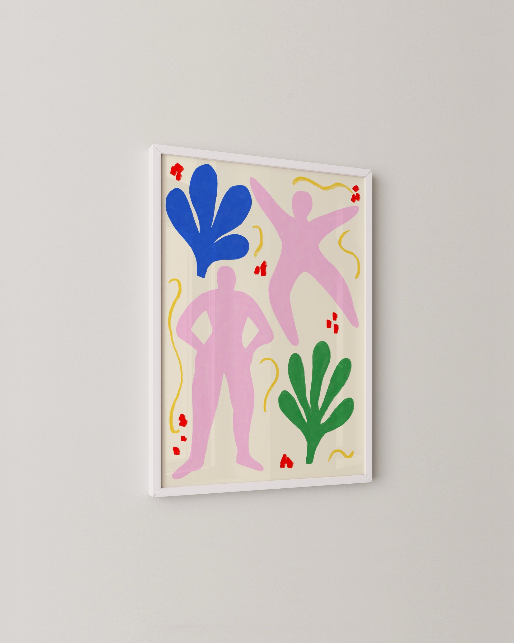 Pink Figures Print- Wall Art -Paperhus- Printable wall art - Instant downloads - DIY home decor -Paperhus