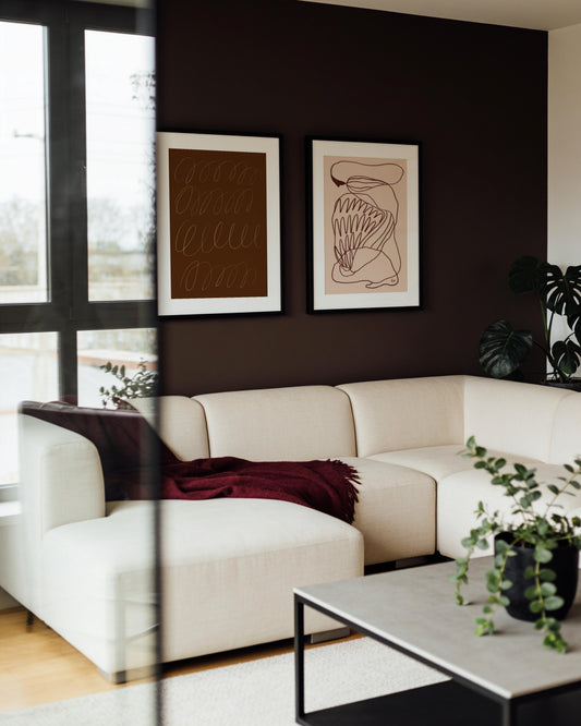 Figurative Abstract. Print Set Of 2