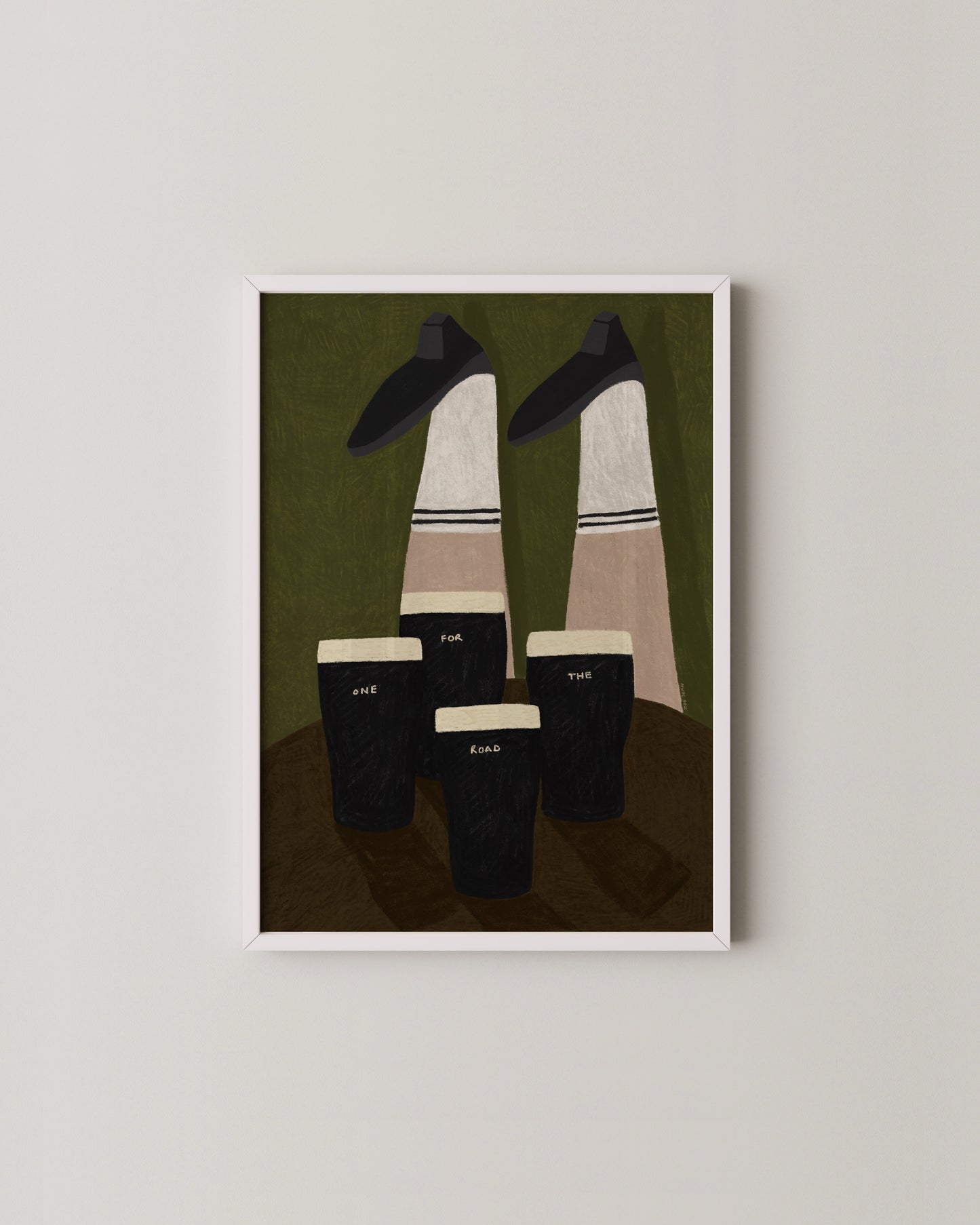 One For The Road | Irish Pub Art Print