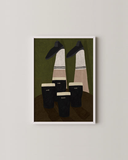 One For The Road | Irish Pub Art Print