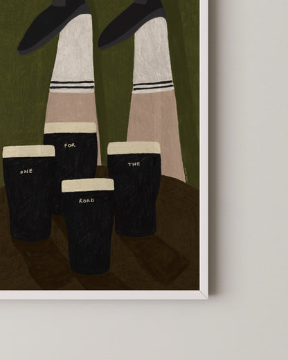 One For The Road | Irish Pub Art Print