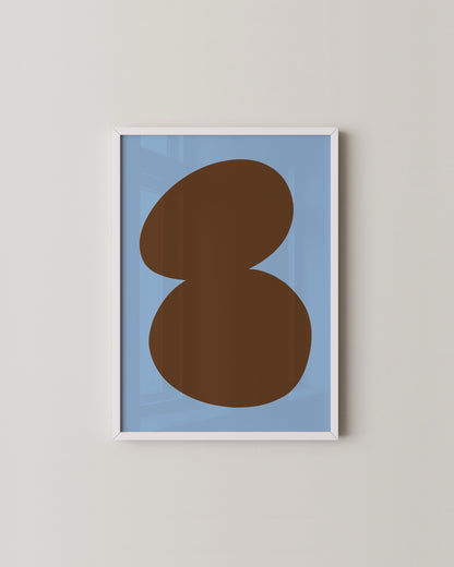 Brown Form Print- Wall Art -Paperhus- Printable wall art - Instant downloads - DIY home decor -Paperhus
