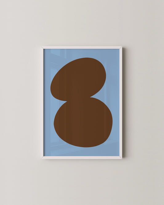Brown Form Print