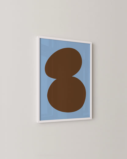 Brown Form Print- Wall Art -Paperhus- Printable wall art - Instant downloads - DIY home decor -Paperhus