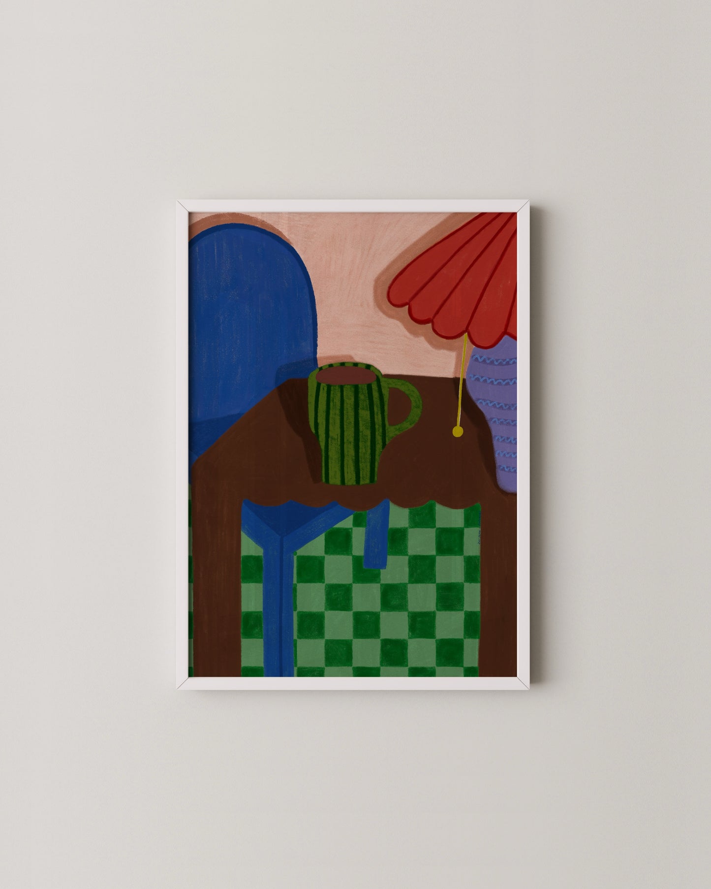 Mug Of Coffee Print | Playful Modern Still Life Art